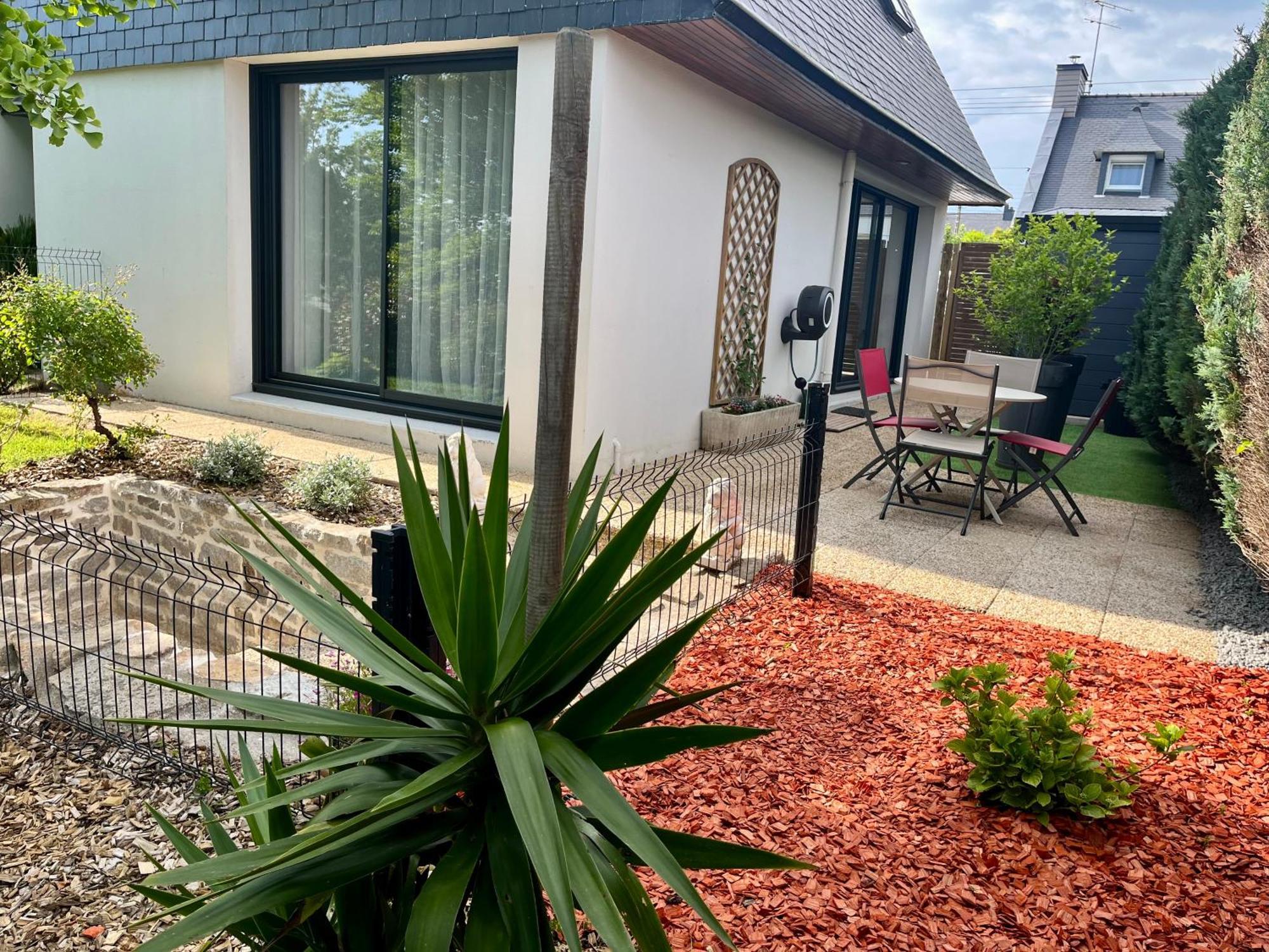 Au Jardin Ginkgo Apartment Quimper Exterior foto