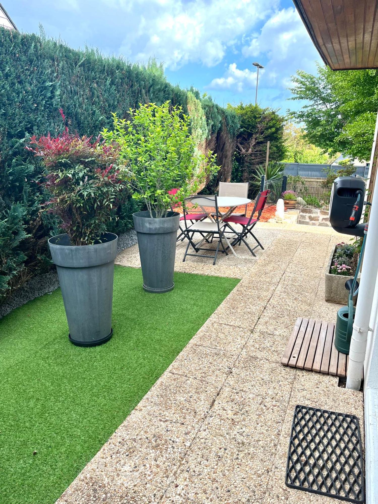 Au Jardin Ginkgo Apartment Quimper Exterior foto